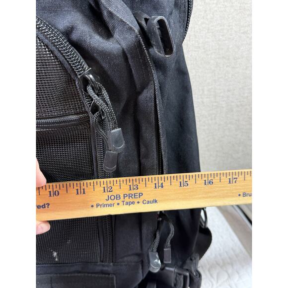 Piper Gear Black Hardback Tactical Military Style Backpack MOLLE Outdoor Pack - Picture 4 of 14